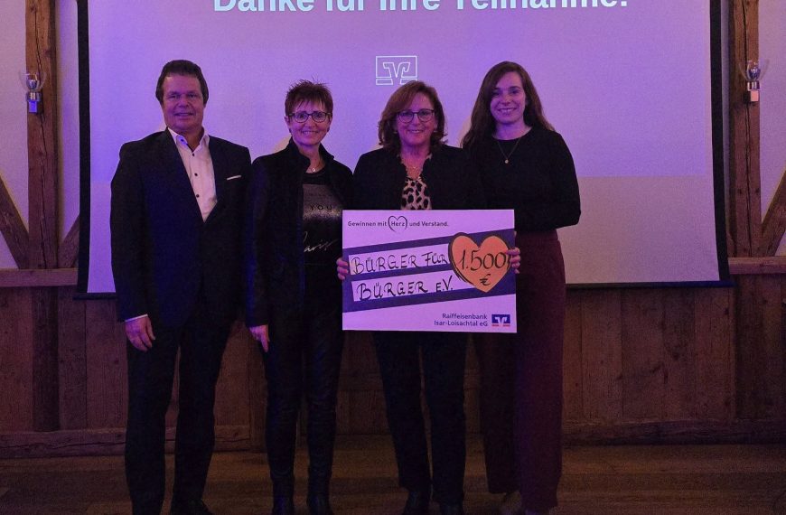 Doppelter Erfolg beim Förderpreis 25 der Raiffeisenbank