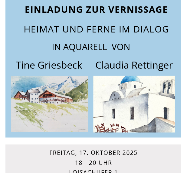 Einladung zur Vernissage „Heimat und Ferne im Dialog“