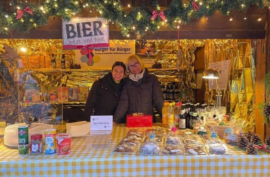 Bürger für Bürger auf dem Wolfratshauser Christkindlmarkt